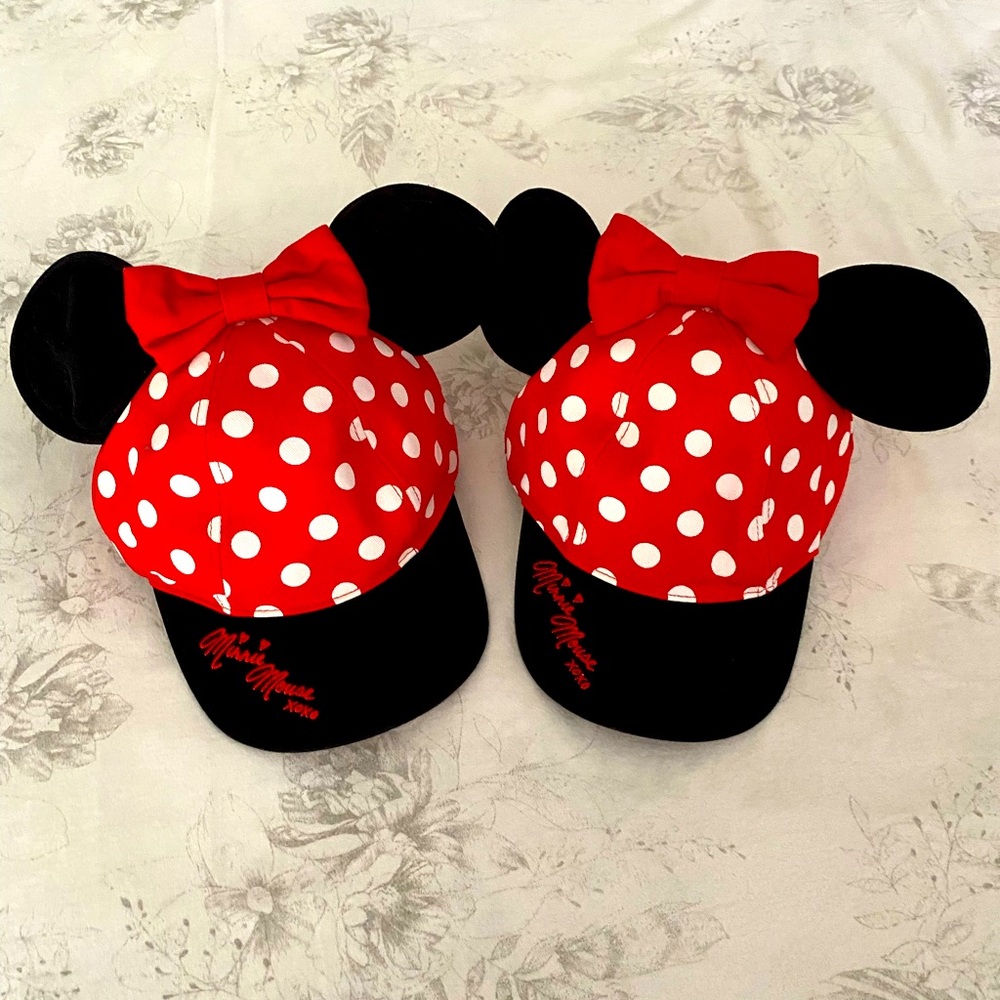 Disney Caps (2 caps) with Bow and Ears
